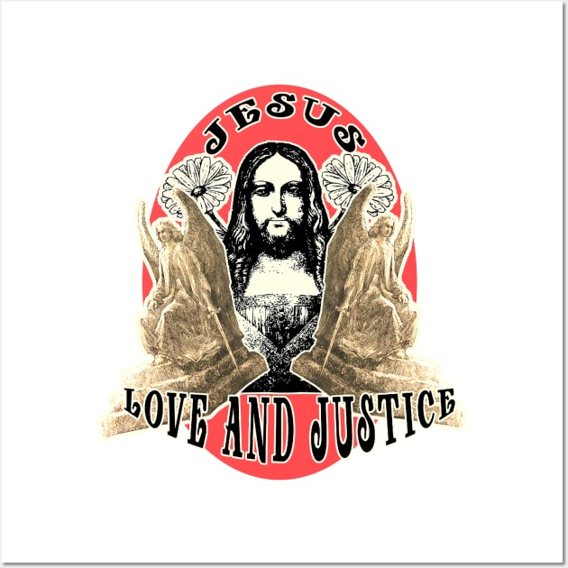 Jesus is love but also justice - Judge of all our actions Wall Art by Marccelus
